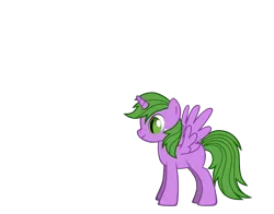 Size: 3320x2600 | Tagged: safe, derpibooru import, spike, ponified, alicorn, pony, pony creator, barb, prince spike, princess barb, rule 63, solo