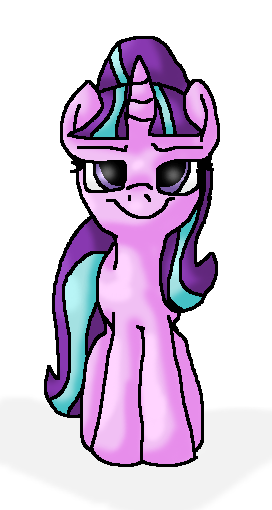 Size: 272x510 | Tagged: artist:mojo1985, s5 starlight, safe, smug, smuglight glimmer, starlight glimmer, that was fast, the cutie map