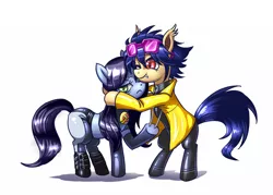 Size: 1400x1000 | Tagged: derpibooru import, jubilee, marvel, pixiv, ponified, safe, x-23, x-men