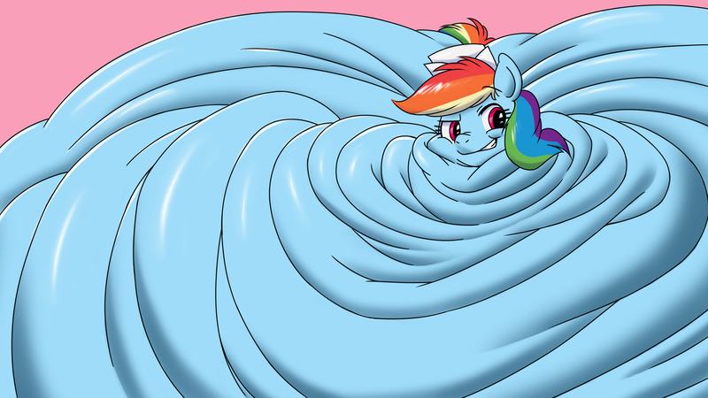 Size: 1920x1080 | Tagged: artist:bonusart, blob, blobface, derpibooru import, fat, female, huge, impossibly large everything, infinite chins, morbidly obese, neck roll, obese, questionable, rainbow dash, rolls of fat, solo, solo female