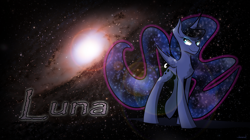 Size: 1920x1080 | Tagged: artist:crestfallencelestia, derpibooru import, princess luna, safe, solo, space, wallpaper