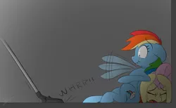 Size: 1116x686 | Tagged: artist needed, safe, derpibooru import, fluttershy, rainbow dash, pegasus, pony, :t, adorable distress, behaving like a cat, crying, cute, duo, duo female, eyes closed, female, flailing, floppy ears, mare, open mouth, prone, scared, scrunchy face, shrunken pupils, simple background, sitting, tears of fear, ultimate terror, vacuum cleaner, wide eyes