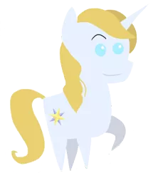 Size: 399x465 | Tagged: artist:stagetechyart, chibi, derpibooru import, happy, pointy ponies, prince bluebetes, prince blueblood, raised hoof, safe, simple background, smiling, solo, transparent background