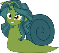 Size: 1704x1523 | Tagged: safe, derpibooru import, edit, sunset shimmer, snail, equestria girls, rainbow rocks, alternate color palette, antennae, badumsquish approved, edit of an edit of an edit, recolor, simple background, slugset slimer, species swap, transparent background, vector, wat