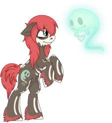 Size: 3020x3319 | Tagged: safe, artist:daydreamsyndrom, derpibooru import, oc, unofficial characters only, earth pony, ghost, pony, simple background, solo, transparent background