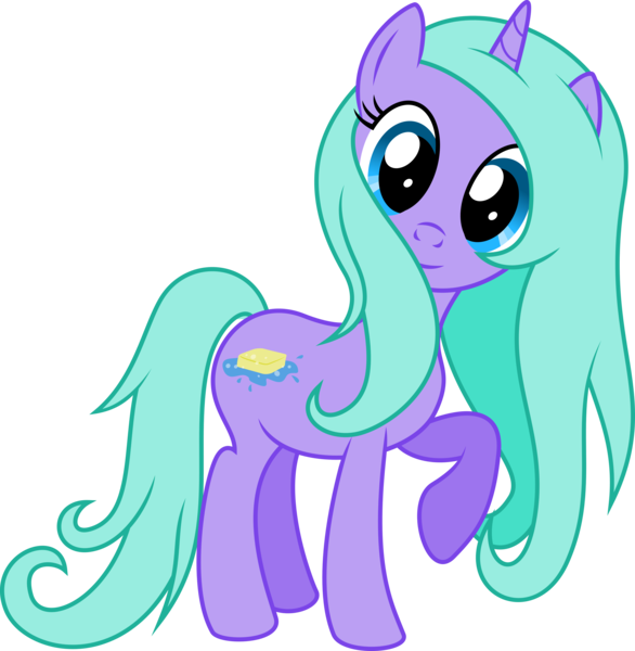 Size: 5992x6137 | Tagged: safe, artist:schmuzart, derpibooru import, oc, oc:soft soap, unofficial characters only, pony, unicorn, absurd resolution, simple background, solo, transparent background, vector