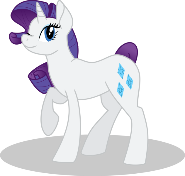 Size: 8000x7606 | Tagged: safe, artist:lisa400, derpibooru import, rarity, absurd resolution, raised hoof, raised tail, simple background, smiling, .svg available, transparent background, vector, wink