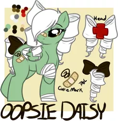 Size: 594x606 | Tagged: safe, artist:ocrystal, derpibooru import, oc, oc:oopsie daisy, unofficial characters only, earth pony, pony, solo