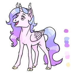 Size: 1522x1541 | Tagged: safe, artist:ackryllis, derpibooru import, oc, unofficial characters only, alicorn, classical unicorn, pony, alicorn oc, leonine tail, solo