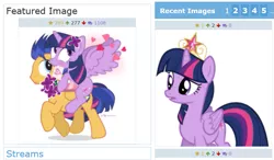 Size: 699x409 | Tagged: safe, artist:dm29, derpibooru import, flash sentry, twilight sparkle, twilight sparkle (alicorn), alicorn, pony, derpibooru, female, flashlight, juxtaposition, male, mare, meta, shipping, straight