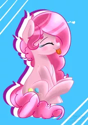 Size: 2111x3000 | Tagged: safe, artist:sugarrush015, derpibooru import, part of a set, pinkie pie, solo, tongue out