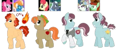 Size: 5249x2257 | Tagged: safe, artist:strawberry-spritz, derpibooru import, edit, edited screencap, screencap, apple bumpkin, candy apples, fire streak, pinkie pie, spring skies, oc, pegasus, pony, unicorn, apple family member, art trade, black background, cropped, female, magical lesbian spawn, male, mare, ms paint, offspring, parent:apple bumpkin, parent:candy apples, parent:fire streak, parent:pinkie pie, parent:south pole, parent:spring skies, screencap reference, simple background, south pole, stallion, transparent background, vector