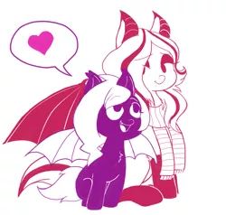 Size: 1453x1386 | Tagged: artist needed, safe, derpibooru import, oc, oc:arrhythmia, oc:heartbeat, unofficial characters only, bat pony, pony, clothes, heart, scarf, solo, stockings