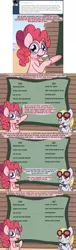 Size: 900x2971 | Tagged: safe, artist:solar-slash, derpibooru import, derpy hooves, pinkie pie, pegasus, pony, ask pinkie pie solutions, ask, comic, dreamy, female, glasses, ice cream, mare, tumblr