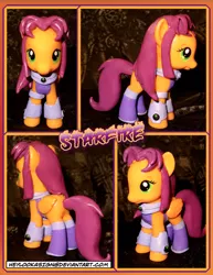 Size: 900x1165 | Tagged: artist:heylookasign, brushable, crossover, custom, dc comics, derpibooru import, safe, starfire, teen titans, toy