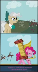 Size: 1003x1879 | Tagged: accordion, artist:diegotan, comic, crossover, derpibooru import, harmonica, mayor mare, musical instrument, pinkie pie, safe, starcraft 2, tuba, zerg, zergling