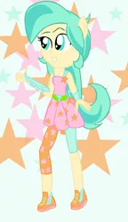 Size: 654x1138 | Tagged: safe, artist:berrypunchrules, derpibooru import, tennis match, equestria girls, friendship games, background human, clothes, costume, solo