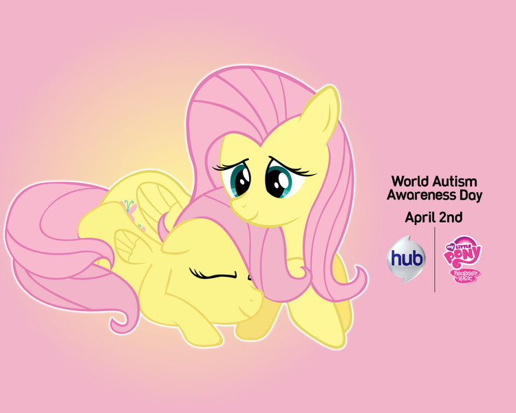 Size: 1280x1024 | Tagged: artist:adrianimpalamata, artist:richhap, autism, autism acceptance month, autistic fluttershy, derpibooru import, fluttershy, headcanon, neurodivergent headcanon, request, safe, self adoption, self ponidox, solo, text, younger