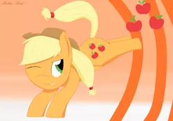 Size: 1820x1274 | Tagged: applejack, artist:ricktin, derpibooru import, medium, poster, safe