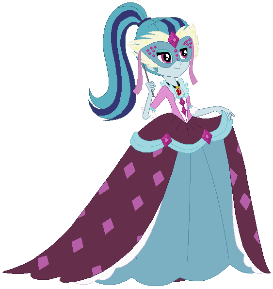 Size: 563x595 | Tagged: safe, artist:pdorothynics, derpibooru import, edit, masquerade, sonata dusk, equestria girls, clothes, dress, gown, jewelry, necklace, ponytail, skirt, sonata edit