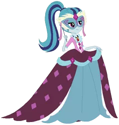 Size: 563x595 | Tagged: safe, artist:pdorothynics, derpibooru import, edit, masquerade, sonata dusk, equestria girls, clothes, dress, gown, jewelry, necklace, ponytail, skirt, sonata edit