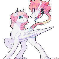 Size: 200x200 | Tagged: artist:nyfian, augmented tail, cow plant pony, derpibooru import, monster pony, oc, original species, pixel art, safe, simple background, solo, transparent background, unofficial characters only
