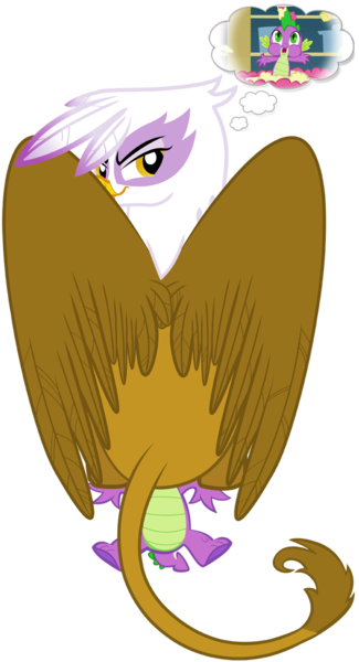Size: 732x1353 | Tagged: questionable, artist:archaeidae, artist:nosehairs, artist:titanium-pony, derpibooru import, gilda, spike, dragon, gryphon, facesitting, facesitting on spike, female, foalcon, griffon on dragon action, interspecies, male, shipping, simple background, softcore, spike gets all the griffons, spilda, straight, tastes like chicken, transparent background, vector