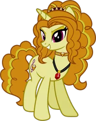 Size: 4680x5920 | Tagged: safe, artist:90sigma, derpibooru import, adagio dazzle, ponified, pony, unicorn, equestria girls, absurd resolution, equestria girls ponified, jewelry, necklace, pendant, simple background, solo, transparent background, vector