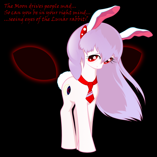 Size: 1500x1500 | Tagged: artist:daisy, derpibooru import, female, mare, ponified, reisen udongein inaba, safe, solo, touhou