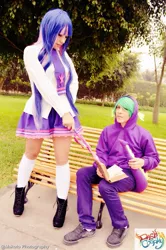 Size: 795x1200 | Tagged: safe, artist:dashcosplay, derpibooru import, spike, twilight sparkle, human, cosplay, irl, irl human, photo