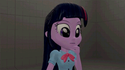Size: 700x394 | Tagged: safe, artist:adamtheamazing64, artist:creatorofpony, derpibooru import, twilight sparkle, equestria girls, 3d, animated, derp, grin, nose picking, smiling, solo, source filmmaker, youtube, youtube link