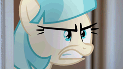 Size: 700x394 | Tagged: angry, animated, artist:stormxf3, coco pommel, coco pummel, derpibooru import, irl, photo, ponies in real life, rage, safe, solo, squint, this will end in pain, youtube, youtube link