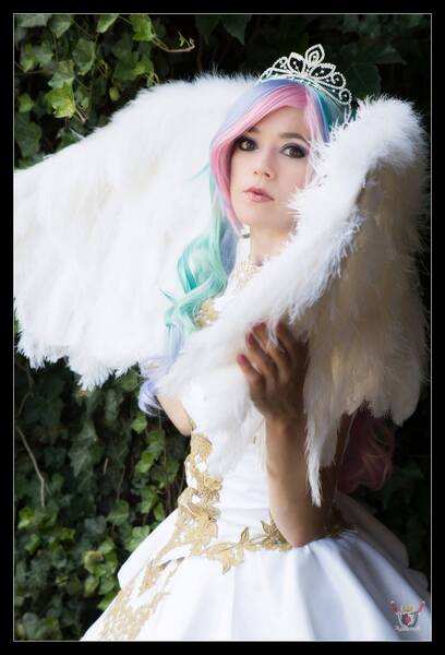 Size: 1393x2048 | Tagged: artist:hollygloha, cosplay, derpibooru import, human, irl, irl human, photo, princess celestia, safe