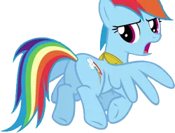 Size: 848x644 | Tagged: background removed, derpibooru import, edit, edited screencap, element of loyalty, elements of harmony, flying, keep calm and flutter on, plot, rainbow dash, rainbutt dash, safe, screencap, simple background, solo, transparent background