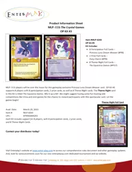 Size: 1019x1319 | Tagged: safe, derpibooru import, princess luna, rarity, ccg, crystal games, enterplay, mlp trading card game