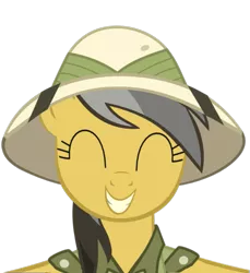 Size: 741x809 | Tagged: artist:comfydove, daring do, daring dorable, derpibooru import, hat, hug, looking at you, pith helmet, safe, simple background, solo, transparent background, vector