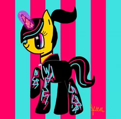 Size: 1024x1008 | Tagged: 1000 hours in ms paint, artist:jennbrickowski2021, clothes, derpibooru import, hoodie, lego, ms paint, ponified, safe, solo, the lego movie, wyldstyle