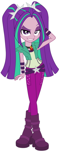 Size: 1278x3297 | Tagged: safe, artist:imperfectxiii, artist:starshame, derpibooru import, edit, vector edit, aria blaze, equestria girls, rainbow rocks, amulet, boots, clothes, crossed legs, high heel boots, looking at you, necklace, role reversal, shoes, simple background, solo, transparent background, vector, wristband