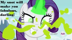 Size: 1280x720 | Tagged: 1000 hours in ms paint, darling, edit, edited screencap, fabulous, first person view, inspirarity, inspiration manifestation, offscreen character, pov, rarity, safe, screencap, snot, snot bp, you didn't even try, you tried