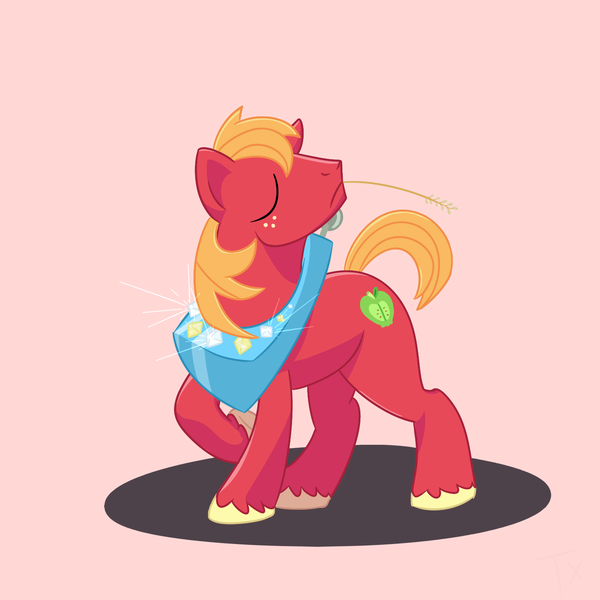 Size: 1500x1500 | Tagged: safe, artist:tex, derpibooru import, big macintosh, earth pony, pony, male, solo, stallion