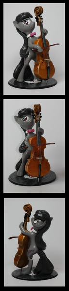 Size: 1200x5030 | Tagged: artist:captainwilder, cello, derpibooru import, musical instrument, octavia melody, safe, sculpture, solo