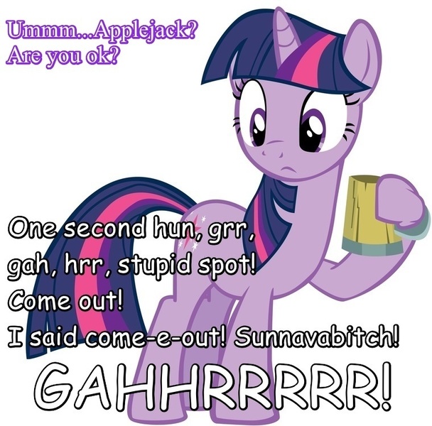 Size: 760x750 | Tagged: applejack, big lipped alligator moment, cider, derpibooru import, naruto the abridged series, offscreen bartender, purple text, safe, serstoic, simple background, solo, twilight sparkle, vector, vulgar, white background