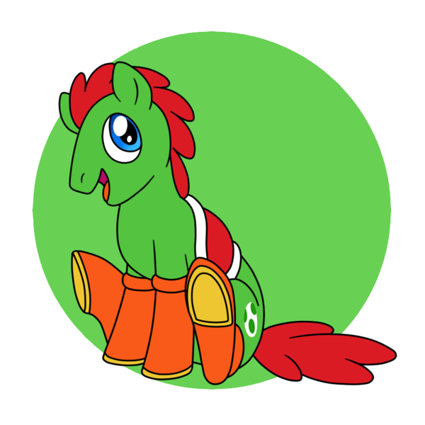 Size: 800x800 | Tagged: safe, artist:perfectpinkwater, derpibooru import, ponified, earth pony, pony, yoshi, boots, simple background, solo, super mario bros., super smash bros., transparent background