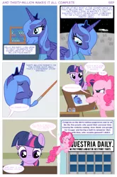 Size: 645x977 | Tagged: abacus, artifact, artist:sefling, comic, derpibooru import, equestria daily, milestone, pinkie pie, princess luna, s1 luna, safe, twilight sparkle