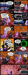 Size: 2848x7476 | Tagged: safe, artist:magerblutooth, derpibooru import, diamond tiara, discord, oc, oc:dazzle, cat, pig, pony, robot, comic:diamond and dazzle, body swap, comic, cute, game & watch, mr. game & watch, r.o.b., super mario bros., video game, warp pipe