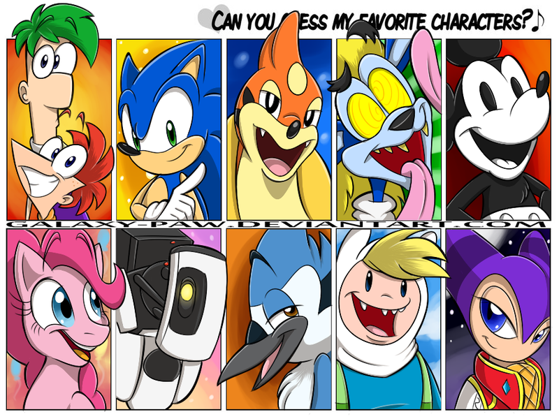 Size: 800x600 | Tagged: adventure time, artist:dynamo-deepblue, crash bandicoot, crossover, derpibooru import, disney, disney style, ferb fletcher, finn the human, floatzel, glados, meme, mickey mouse, mordecai, nights, nights into dreams, phineas and ferb, phineas flynn, pinkie pie, pokémon, portal (valve), regular show, ripper roo, safe, sonic the hedgehog, sonic the hedgehog (series), style emulation