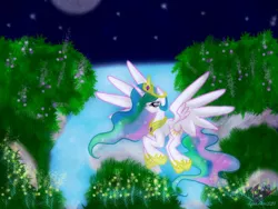 Size: 1024x768 | Tagged: artist:aquaangel1010, derpibooru import, princess celestia, safe