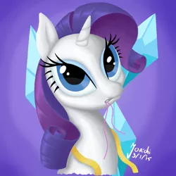 Size: 2000x2000 | Tagged: safe, artist:jorichi, derpibooru import, rarity, pony, unicorn, bust, digital art, solo