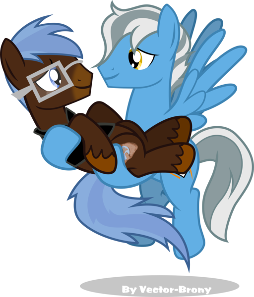 Size: 3034x3554 | Tagged: safe, artist:vector-brony, derpibooru import, oc, oc:any pony, oc:byter, unofficial characters only, earth pony, pegasus, pony, anypony, gay, glasses, male, stallion, unshorn fetlocks