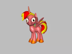 Size: 2000x1500 | Tagged: safe, derpibooru import, oc, unofficial characters only, alicorn, pony, 3d, alicorn oc, ponylumen